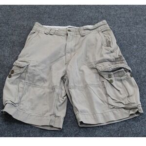 Polo Ralph Lauren Mens Cargo Shorts Size 30 Tan Classic Fit 100% Cotton